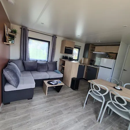 Mobil-home Vue Piscine - La Falaise - La Coquille D'opale * Équihen-Plage