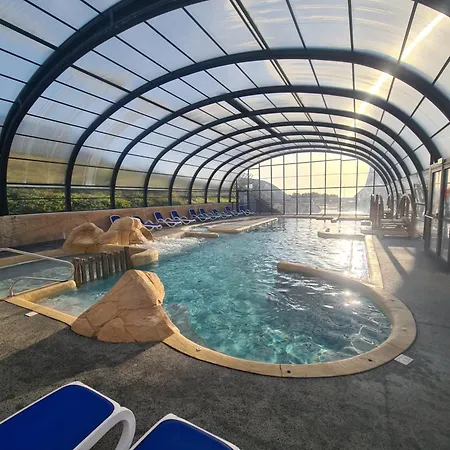 مكان تخييم Mobil-home Vue Piscine - La Falaise - La Coquille D'opale Équihen-Plage