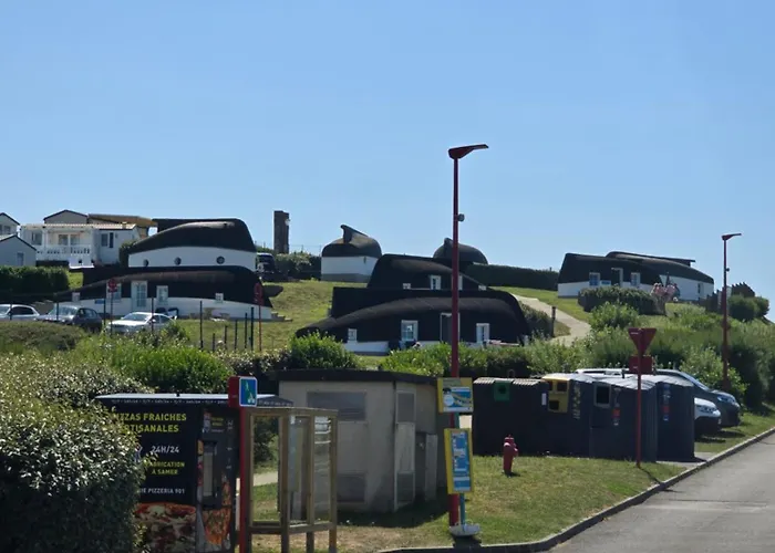 Mobil-home Vue Piscine - La Falaise - La Coquille D'opale Kemp Équihen-Plage