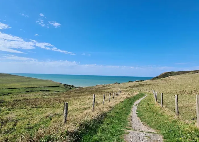Kemp Mobil-home Vue Piscine - La Falaise - La Coquille D'opale Équihen-Plage